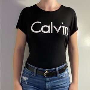 Calvin Klein Logo Black Tee